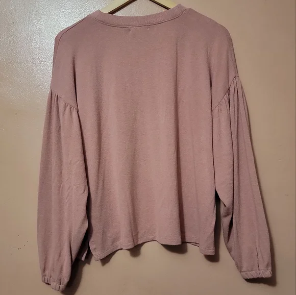 Madewell Dusty Rose Pullover Sweater Size Medium EUC - Picture 4 of 8